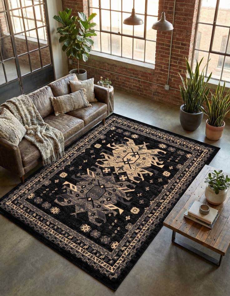 Detail image of 7' 10 x 10' Heris Rug