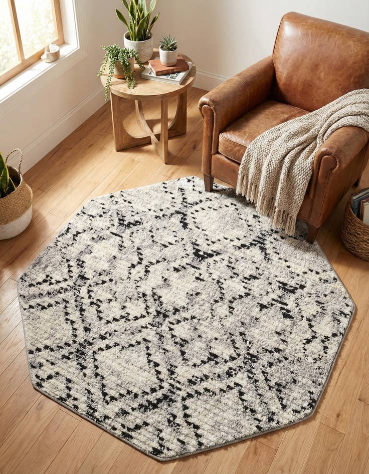 Detail image of  4' x 4' Tucson Octagon Rug