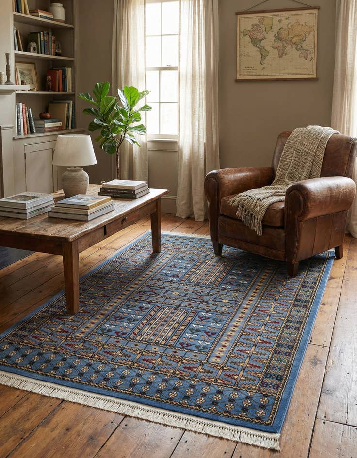 Detail image of 5' 3 x 7' Bokhara Rug