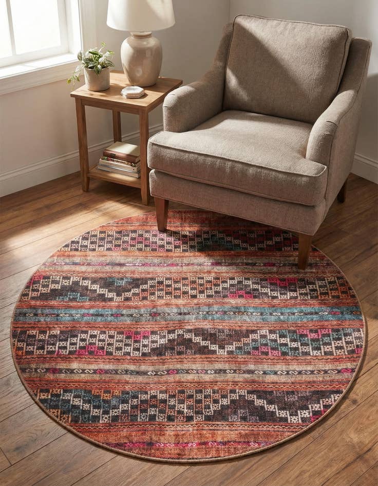 Detail image of 3' 6 x 3' 6 Timeless Round Rug