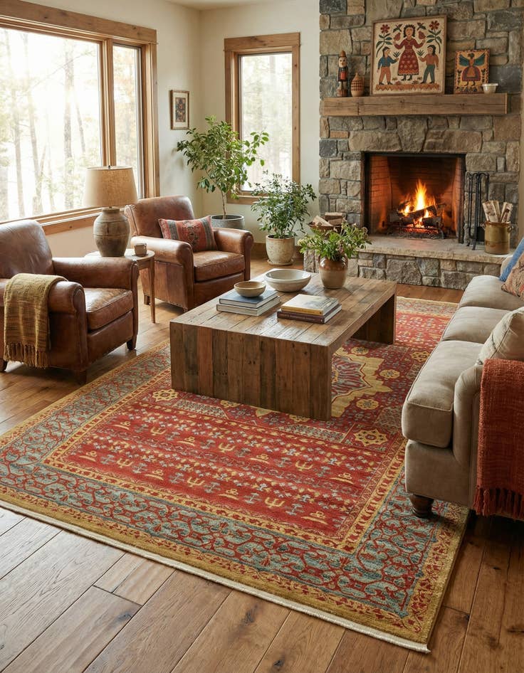 Detail image of 10' 8 x 16' 5 Amina Rug