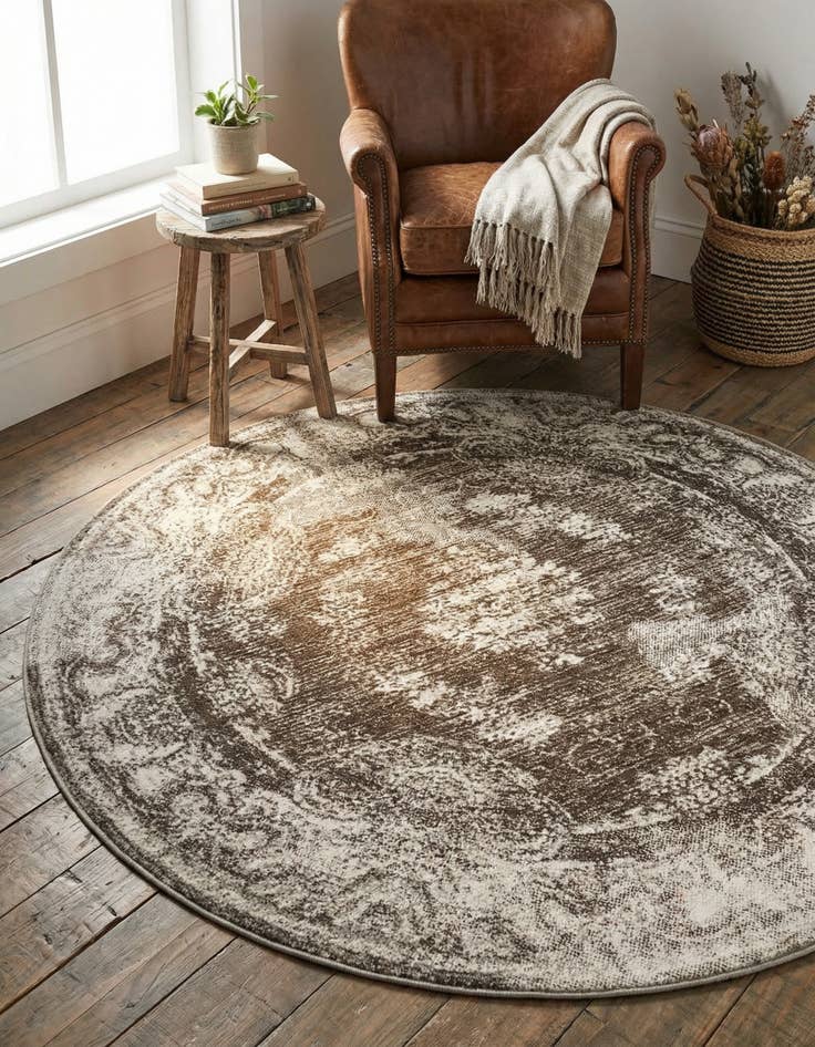 Detail image of 5' 3 x 5' 3 Aarhus Round Rug