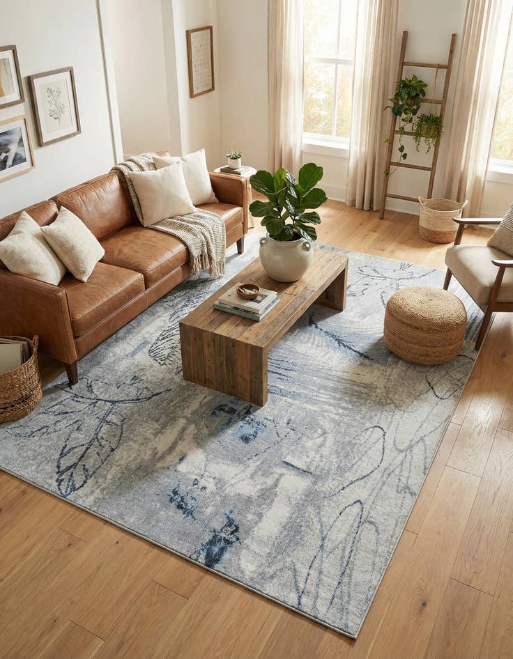 Detail image of 5' 3 x 8' Kamala Washable Rug