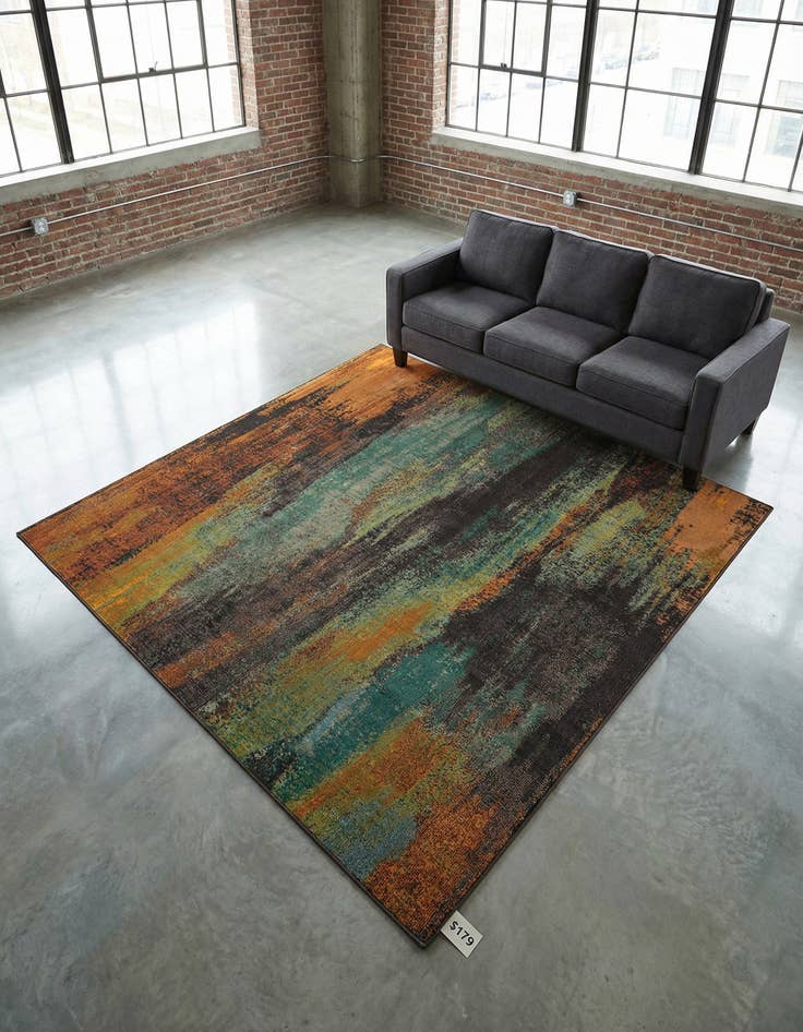 Detail image of 8' x 8' Washable Sevilla Square Rug