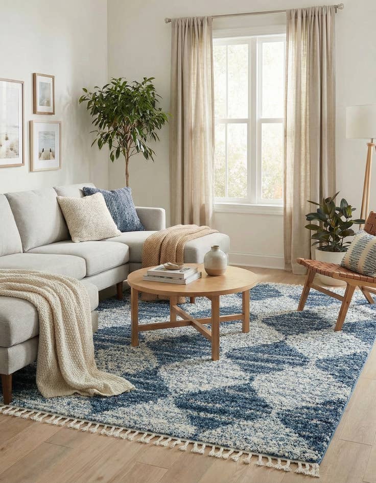 Detail image of 10' x 14' Serenity Shag Rug