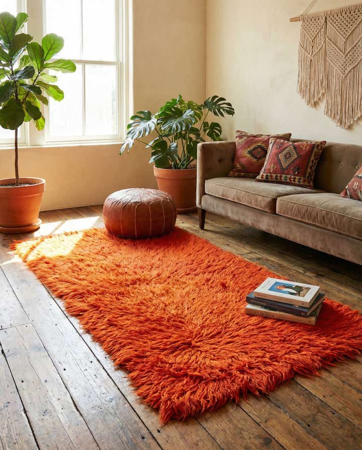 2' 5 x 5' 1 Hand Knotted Moroccan Wool Rug