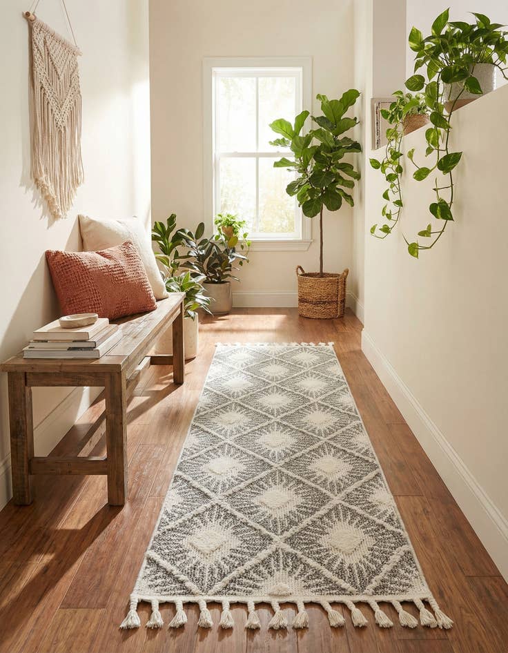 Detail image of 2' x 8' Boho Runner Rug