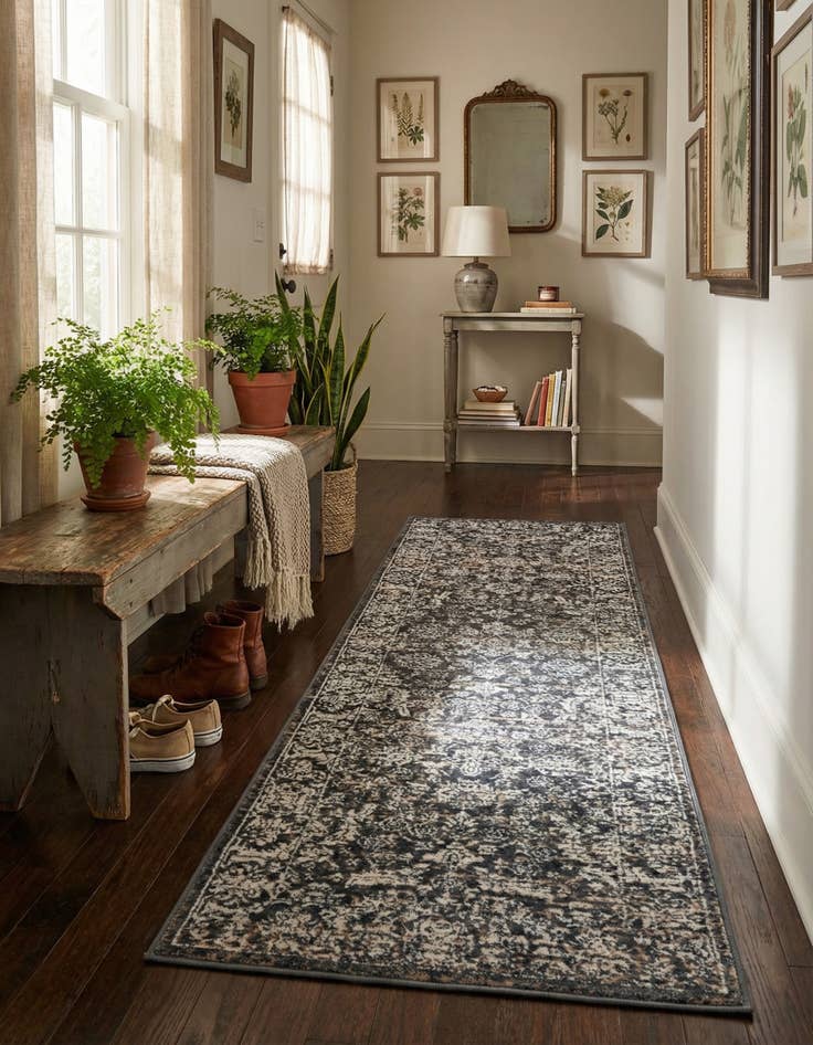 Detail image of 2' 2 x 6' Uptown Central Park Runner Rug