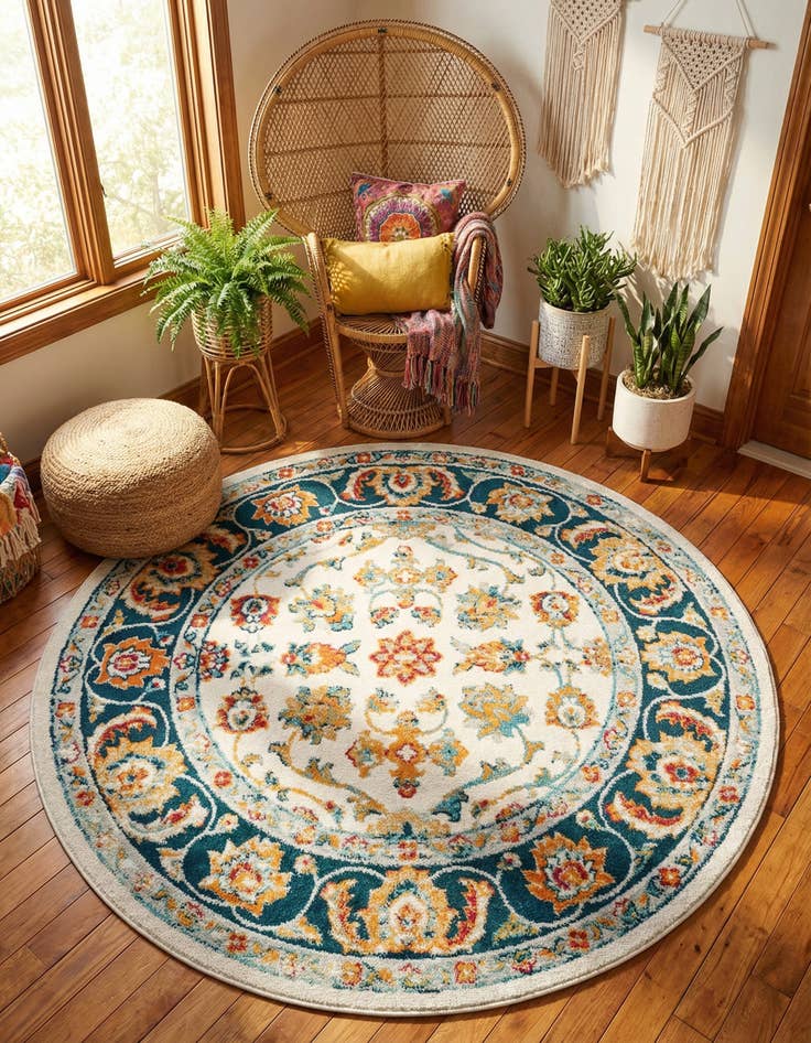 Detail image of  5' x 5' Aurelia Round Rug