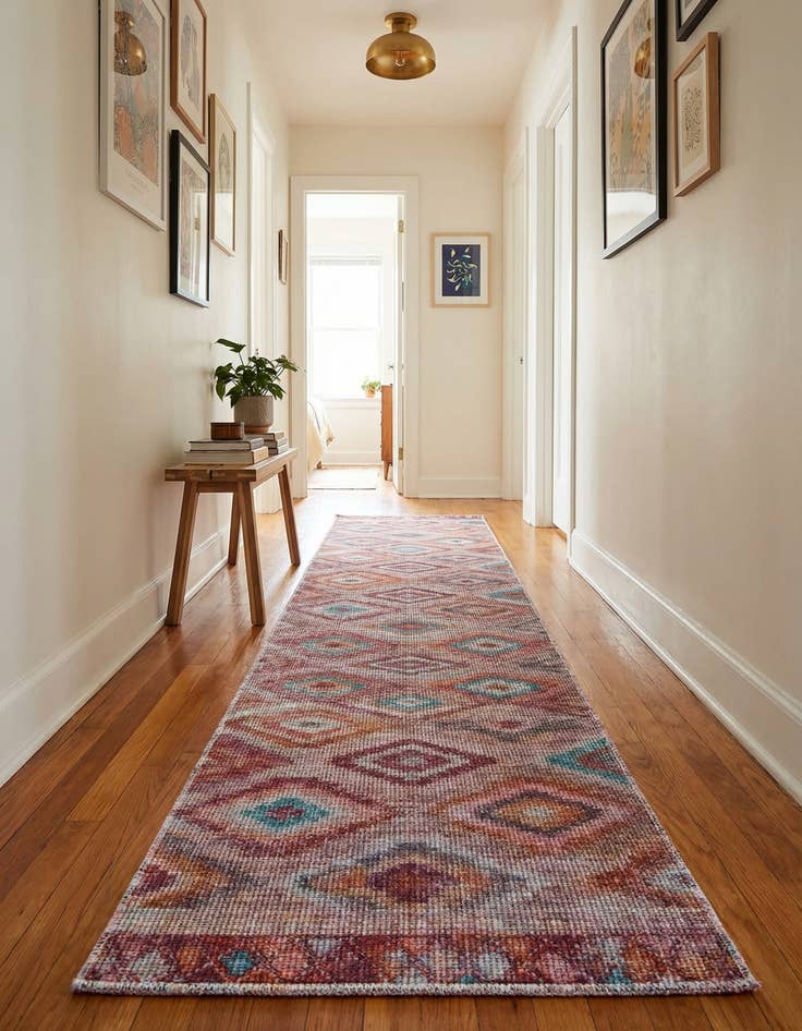 Detail image of 2' x 10'  Washable Sisu Runner Rug