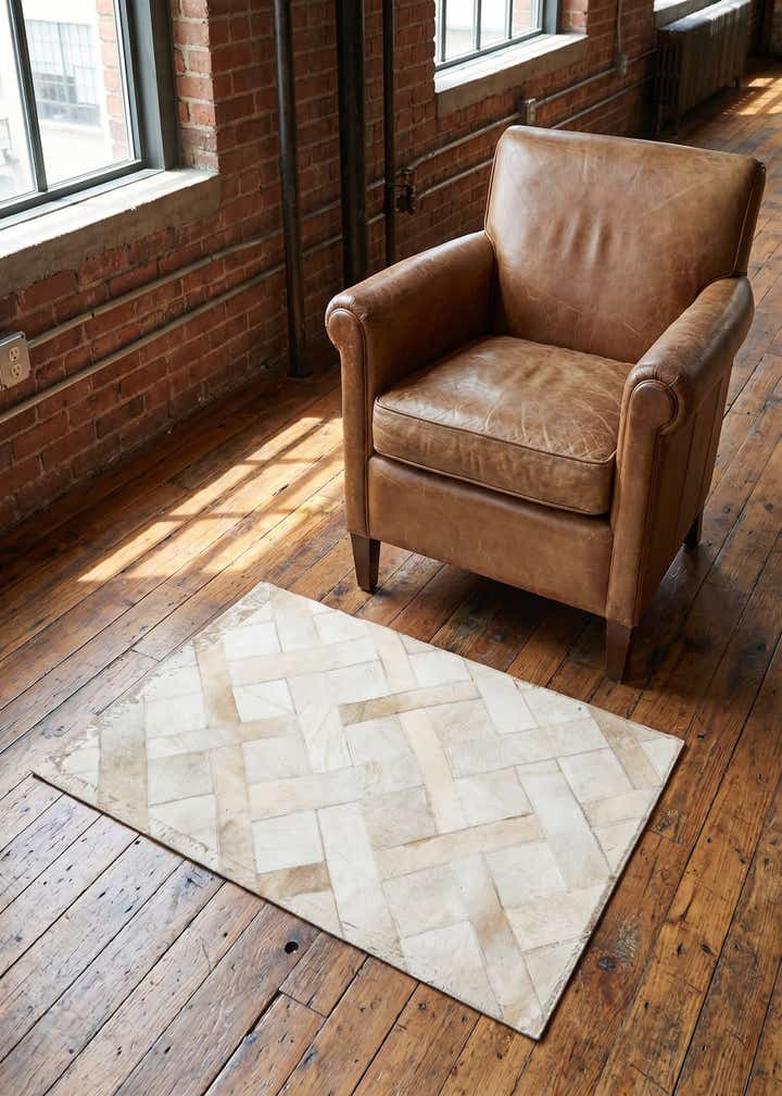 2' x 3' 1 Cowhide Rug