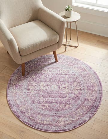 Violet Estate Round Rug