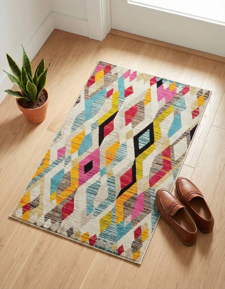 Detail image of 2' x 3' Washable Mesa Rug