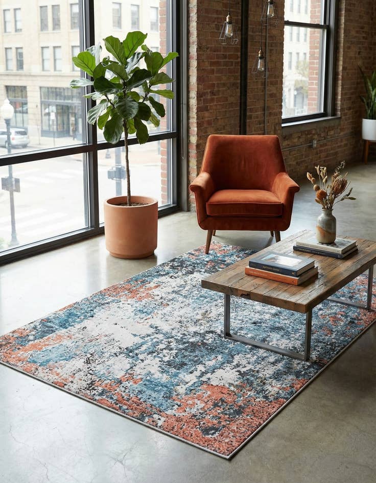 Detail image of 4' x 6' Leipzig Rug