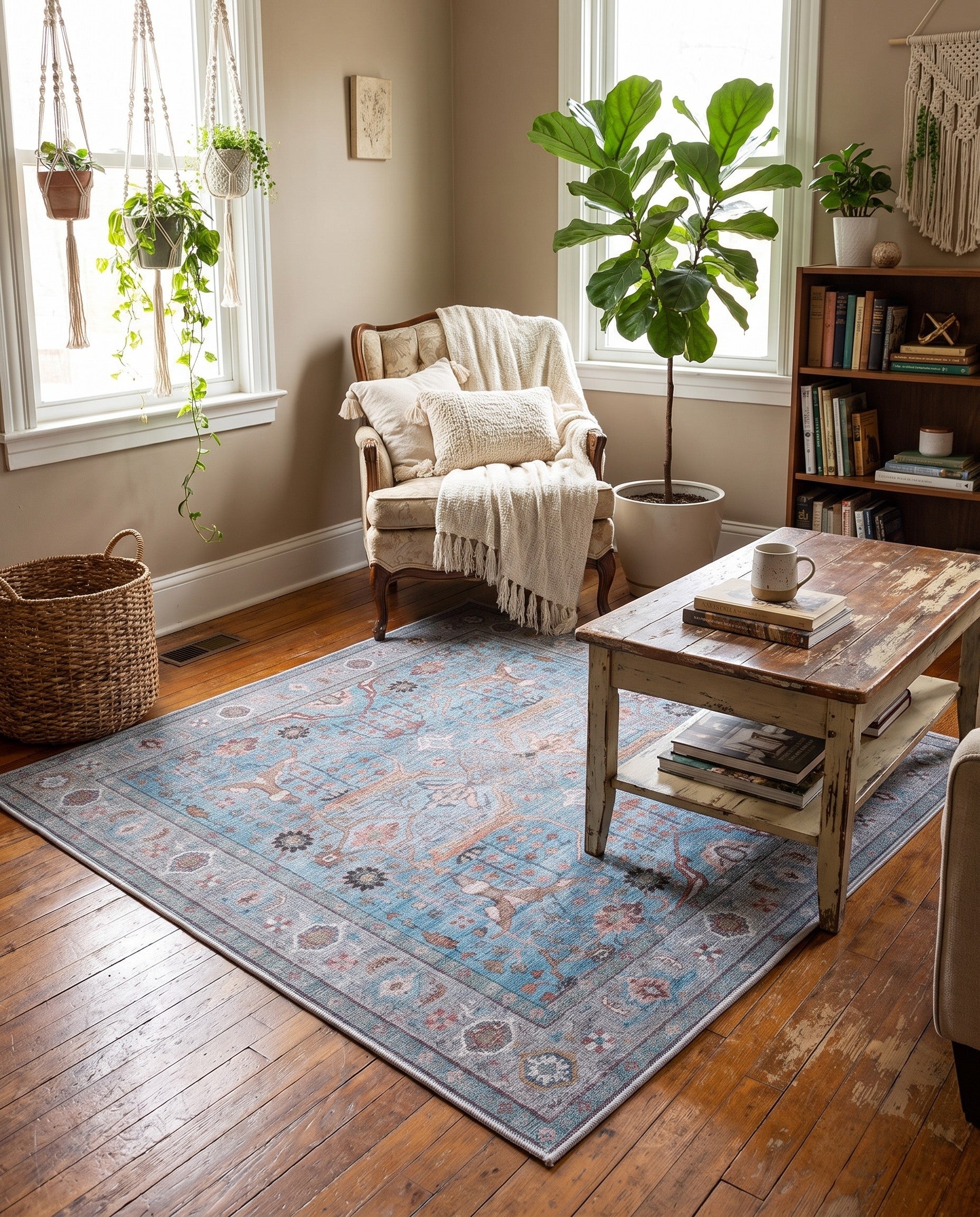 125cm x 125cm Maahru Square Rug