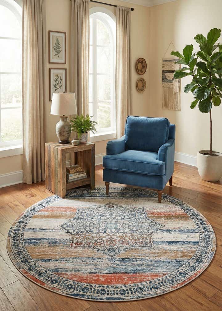 8' x 8' Nyla Round Rug