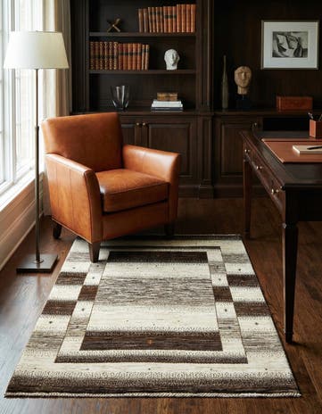 3' 10 x 5' 3 Hand Knotted Kashkuli Rug