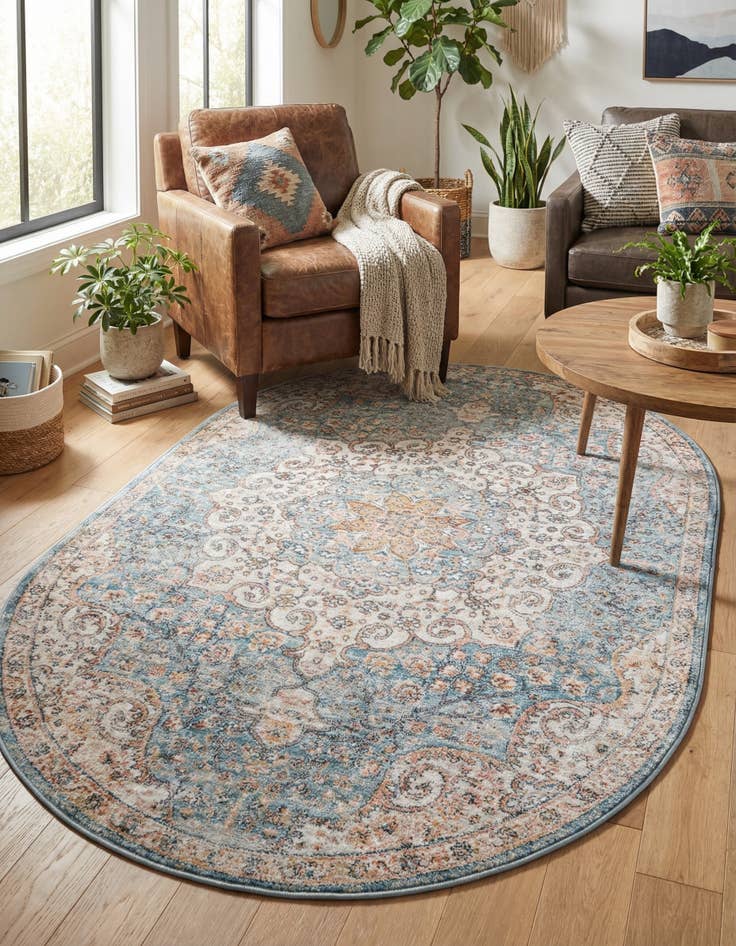 Detail image of 4' x 6' Newport Oval Rug