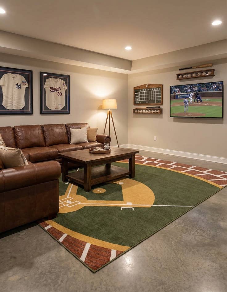 Detail image of 7' 10 x 10' Sports Washable Rug