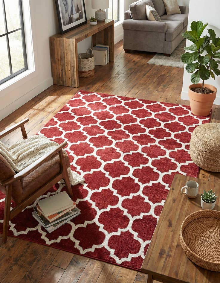 Detail image of 7' x 10' Lattice Rug