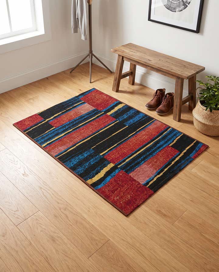 2' x 3' Easy-Clean Modern Indoor / Outdoor Rug