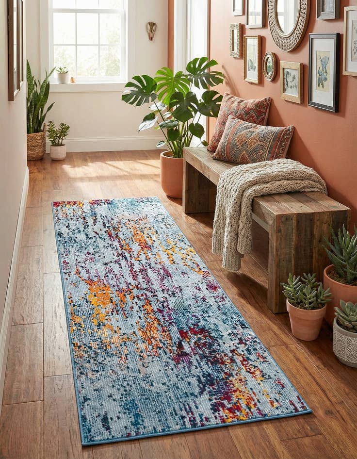 Detail image of 2' 2 x 6' Starlight Runner Rug