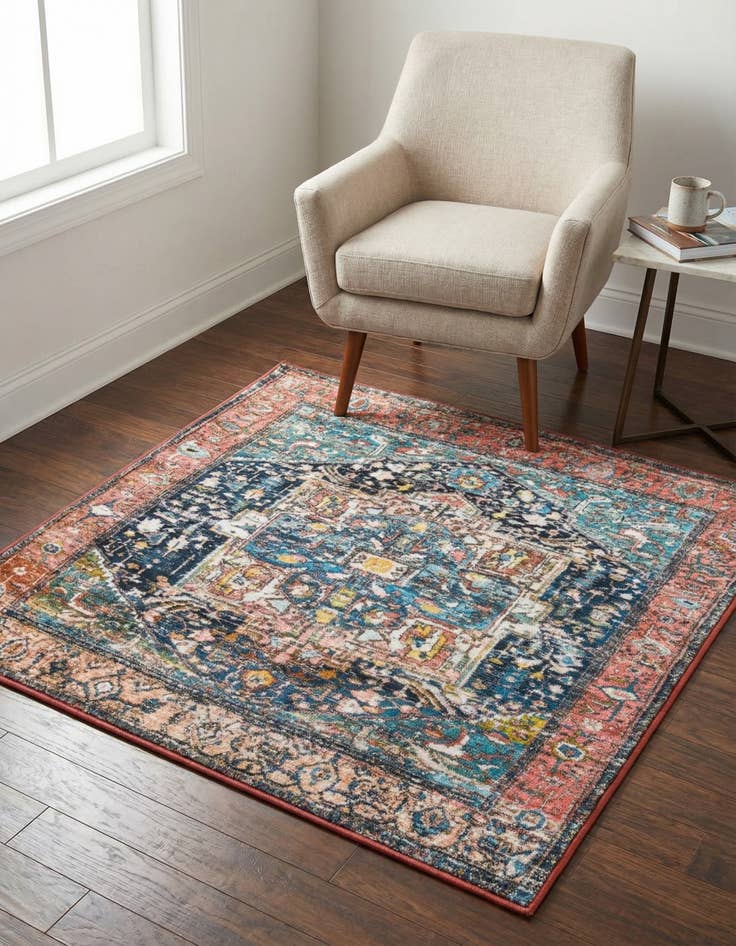 Detail image of 3' 3 x 3' 3 Medina Square Rug