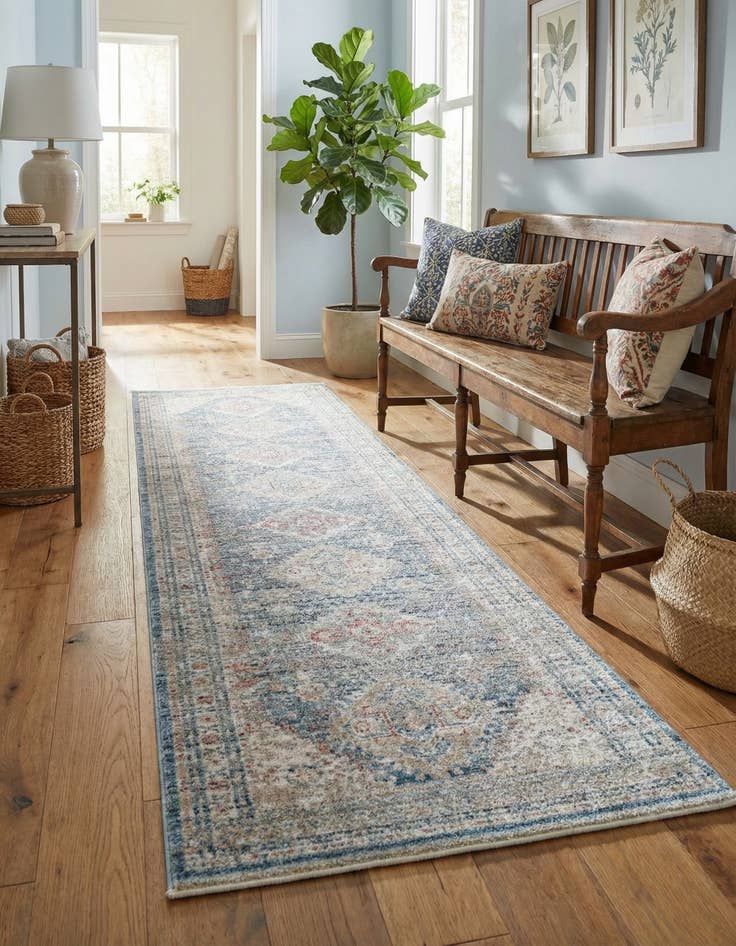 Detail image of 2' 7 x 10' Noble Runner Rug