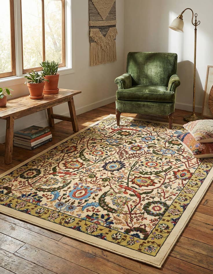 Detail image of 7' x 10' Isfahan Design Rug