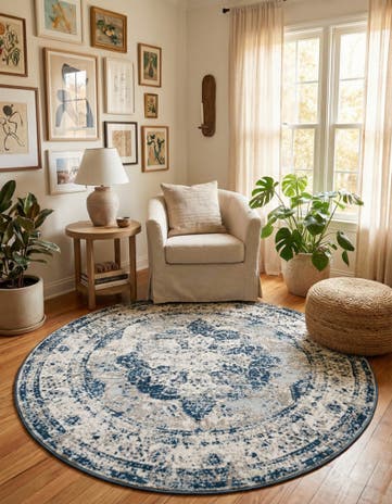 6' x 6' Monte Carlo Round Rug