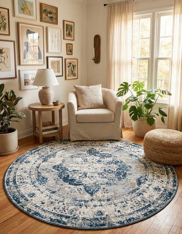6' x 6' Monte Carlo Round Rug