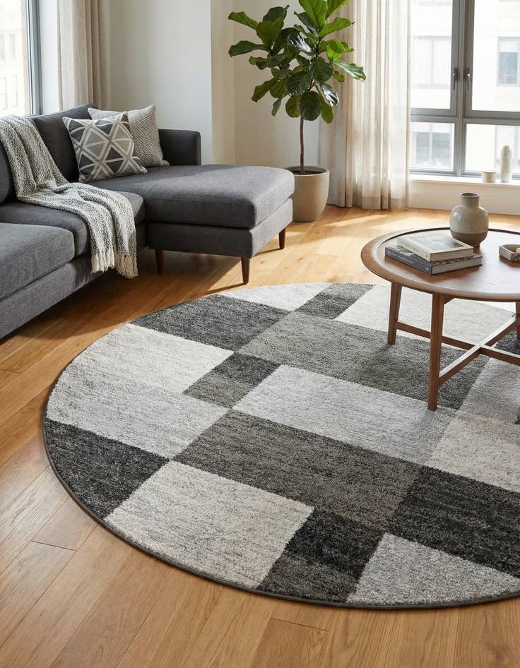 Detail image of 7' 10 x 7' 10 Harvest Round Rug