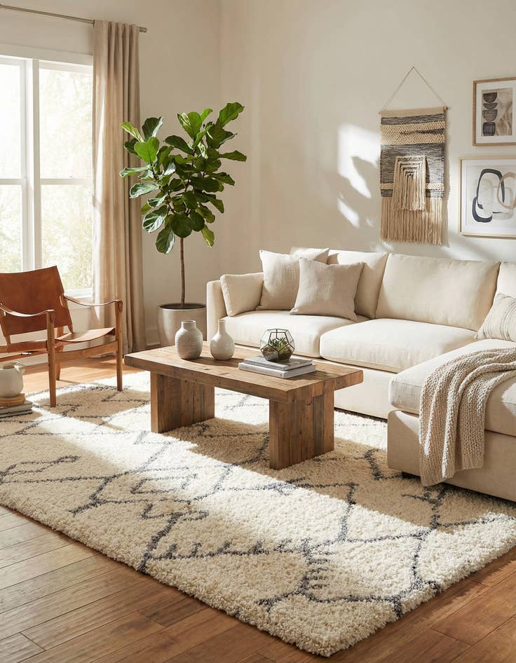 Detail image of  10' x 14' Infinity Shag Rug