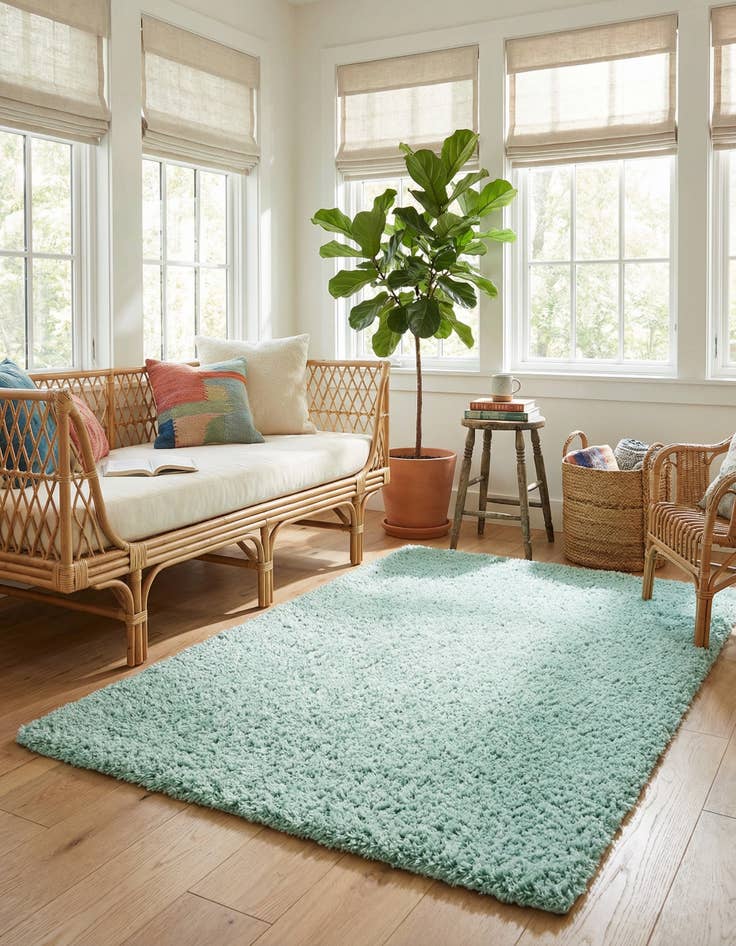 Detail image of 5' x 8' Infinity Shag Rug