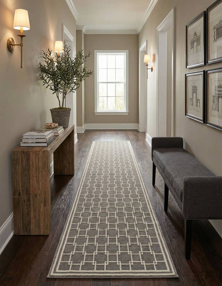 Detail image of Jill Zarin 2' 7 x 12' Metropolitan Uptown Runner Rug