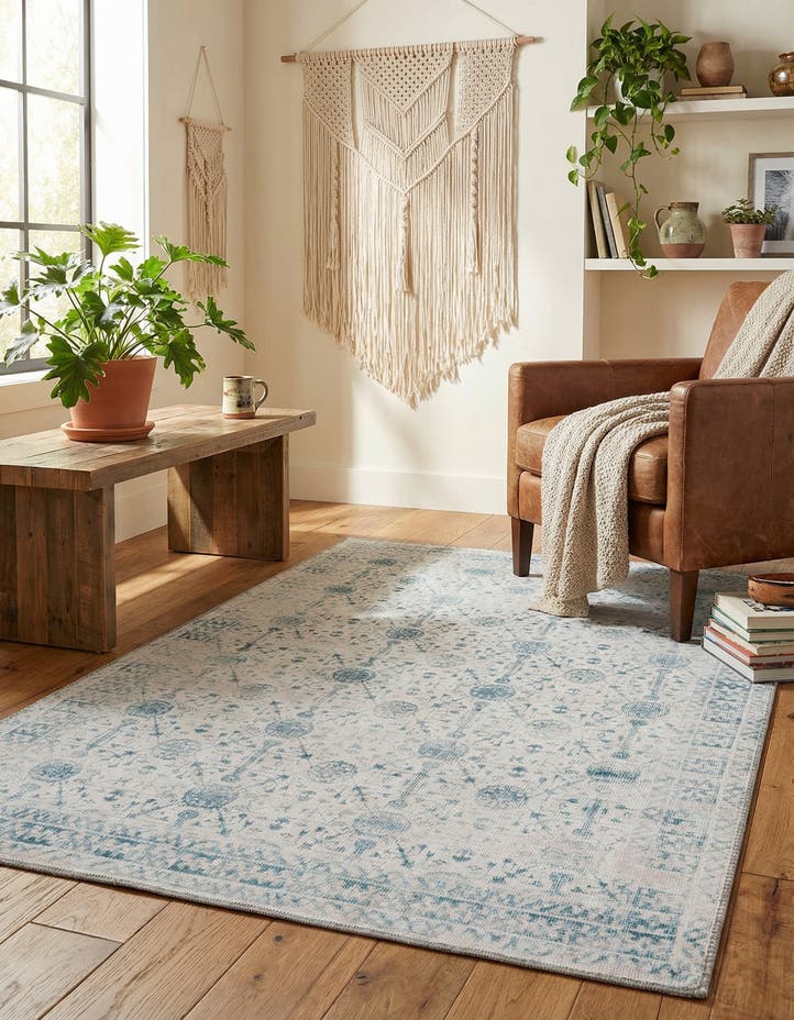 3' 6 x 5' 6 Washable Timeless Rug