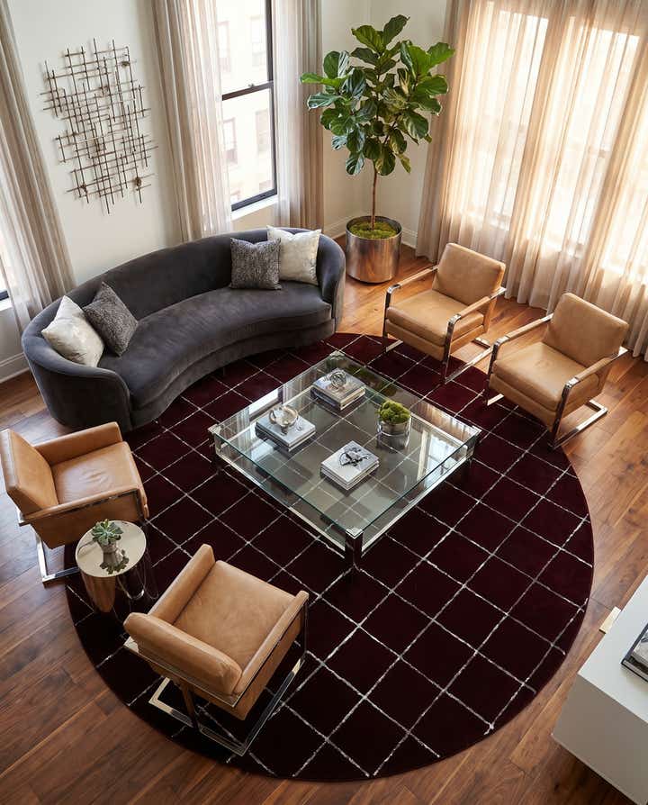 10' x 10' Vogue Geo Round Rug