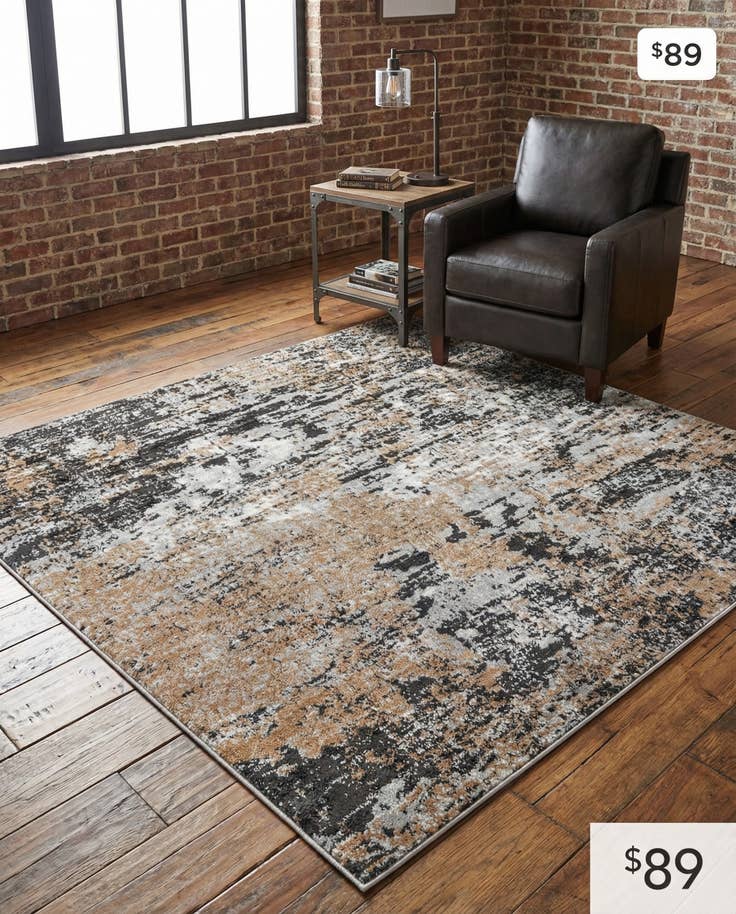 Detail image of 5' 3 x 5' 3 Leipzig Square Rug