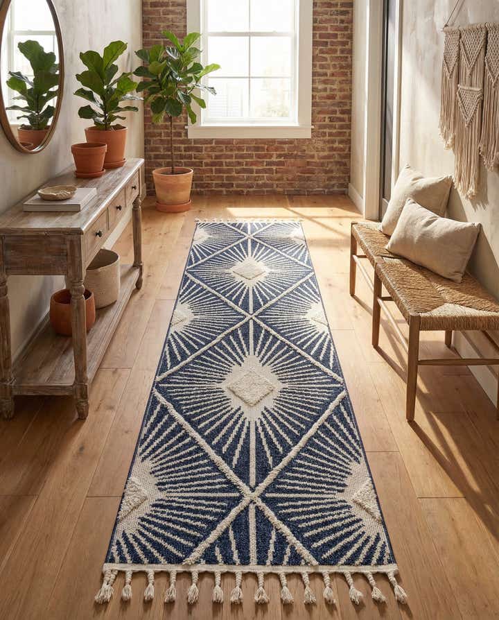 2' 7 x 10' Boho Runner Rug
