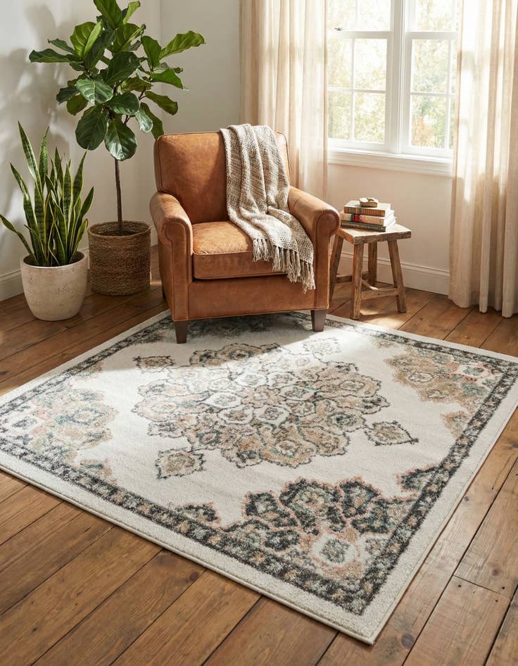 Detail image of 4' x 4' Parker Square Rug