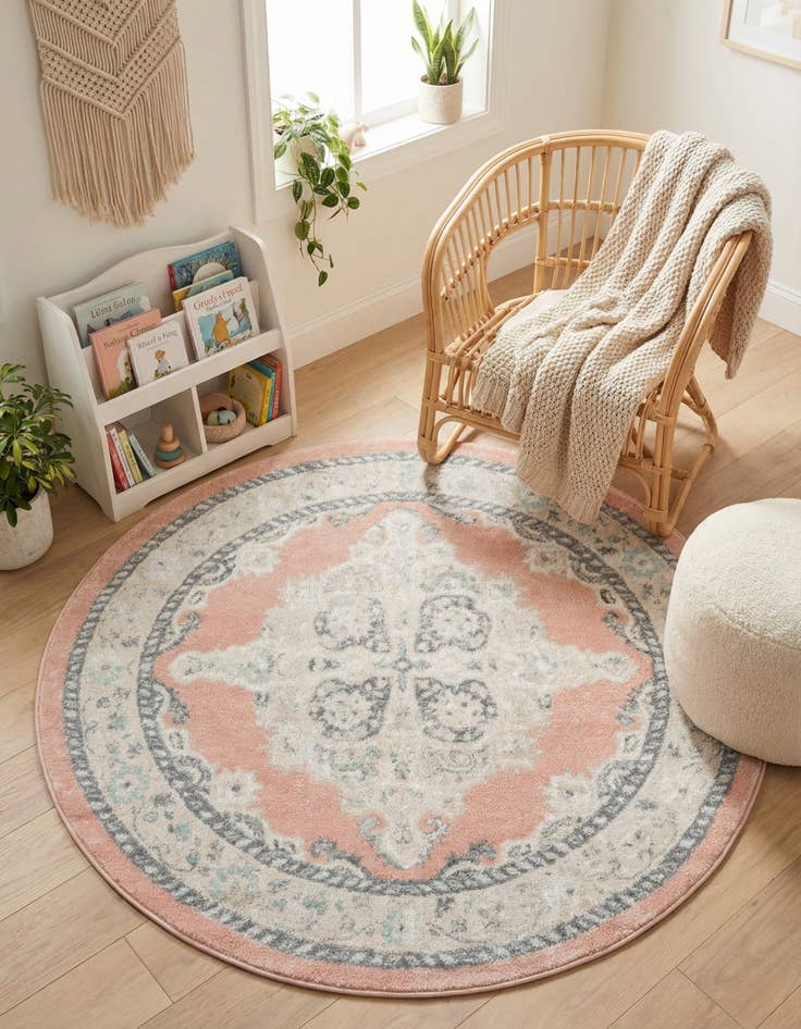 Detail image of 5' x 5' Parker Round Rug