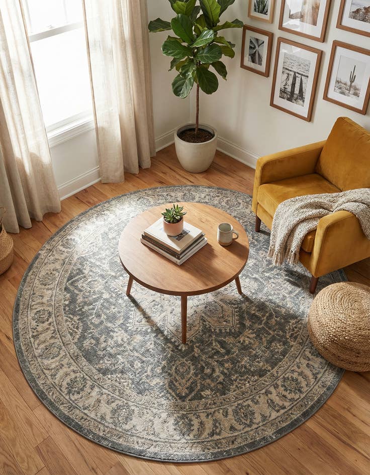 Detail image of 7' x 7' Santiago Round Rug