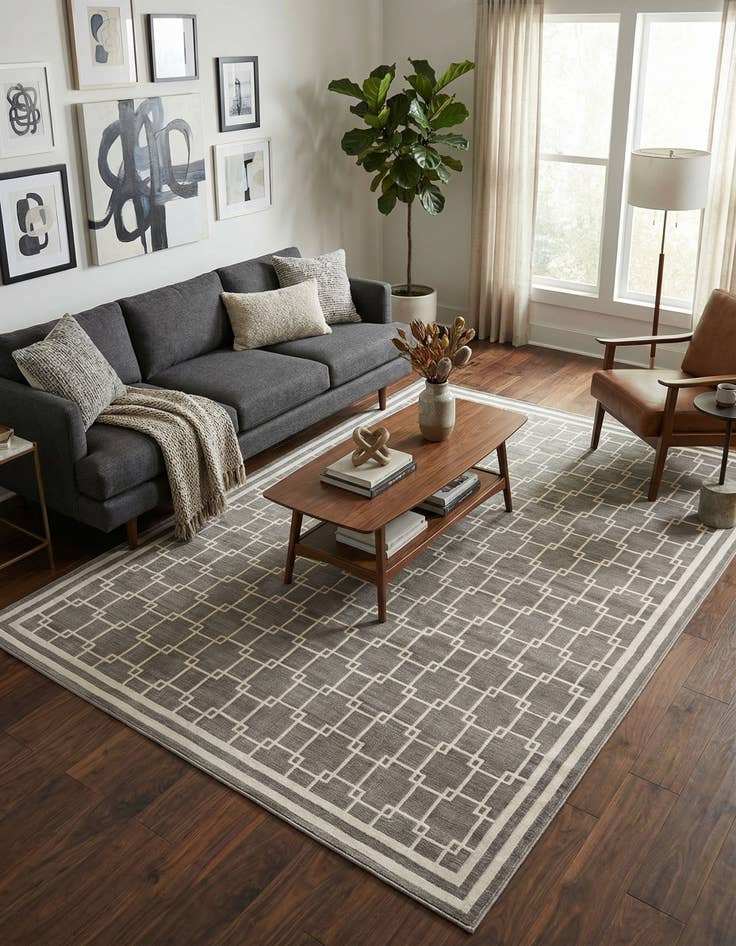 Detail image of Jill Zarin 6' x 9' Metropolitan Uptown Rug