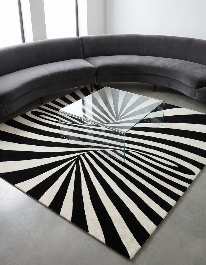 7' 10 x 7' 10 Vortex Wool Square Rug