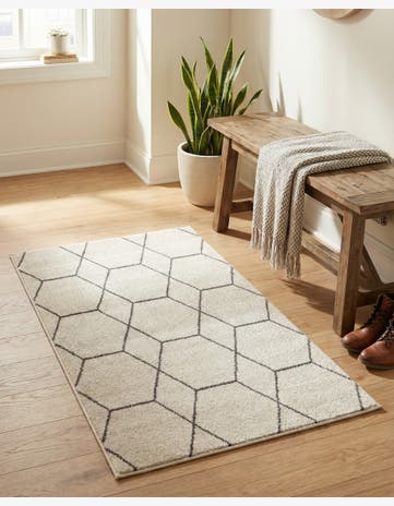 3' x 5' 3 Trellis Frieze Rug