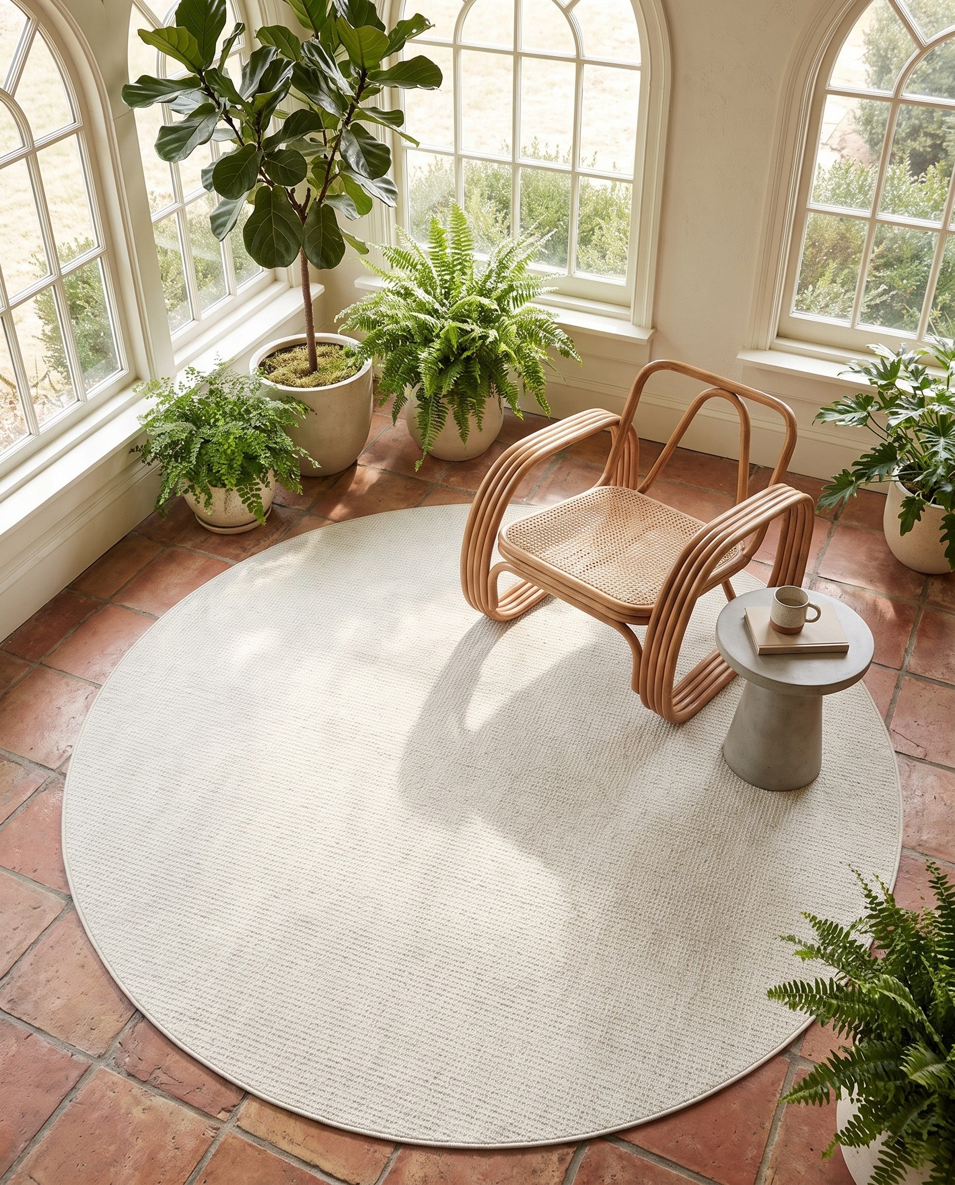 8' x 8' Aakaar Round Rug
