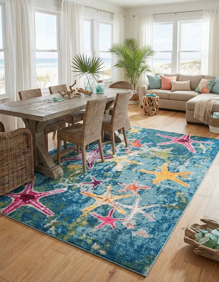 Detail image of 10' x 14' 1  Washable Capri Rug