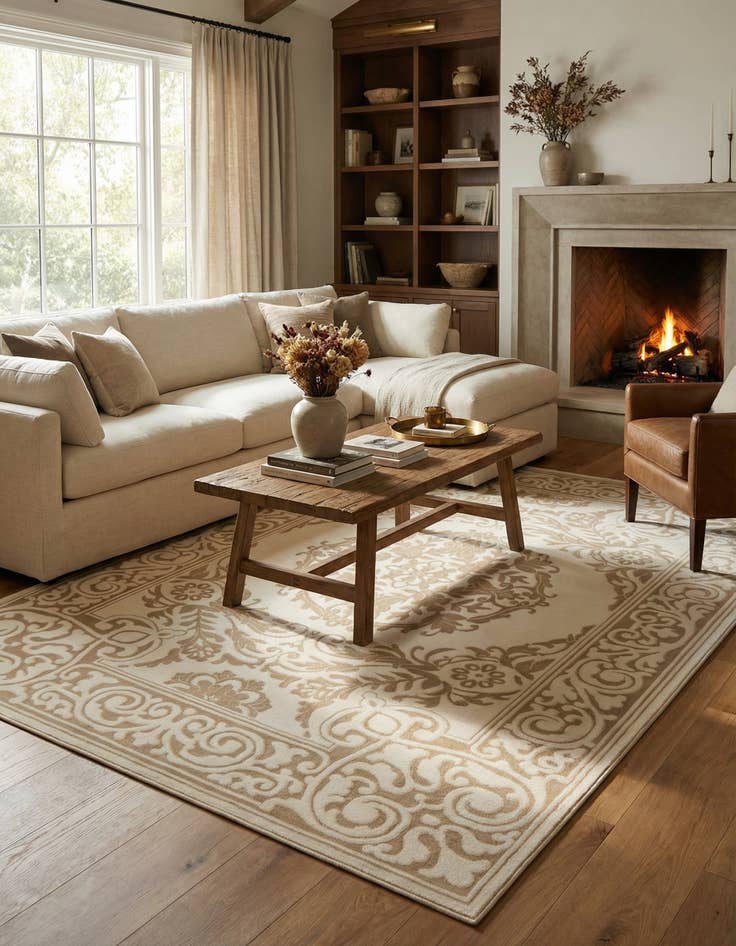 Detail image of 9' x 12' Hermitage Rug