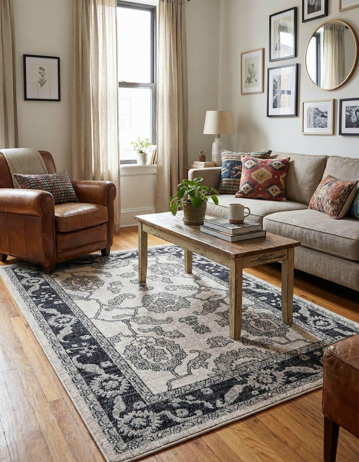 Detail image of 4' x 6' Eco Traditional Rug