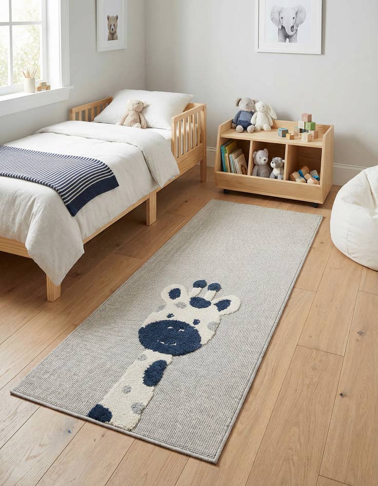 Detail image of 2' 7 x 6' Whimsy Kids Runner Rug